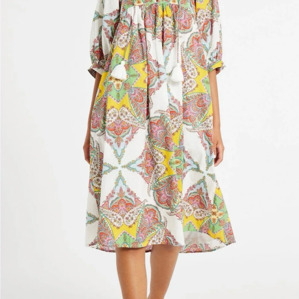 Mille Saffron Dress XS in kaleidoscope